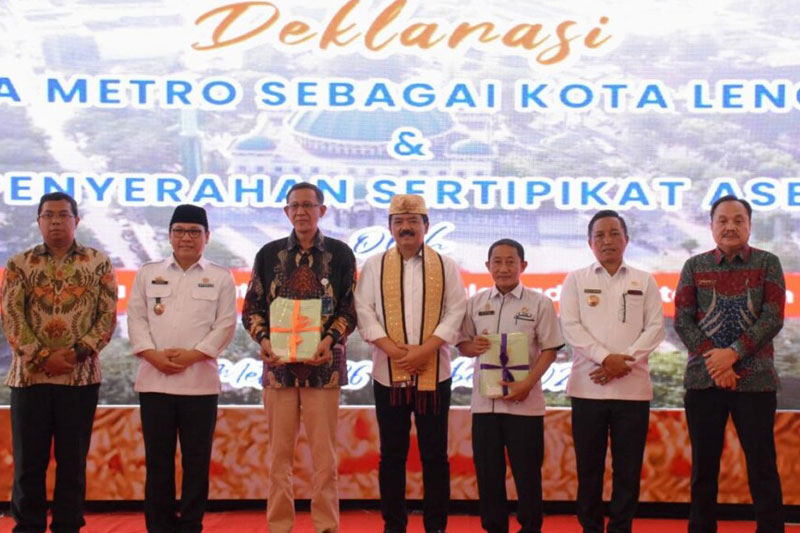 Menteri ATR/BPN RI Deklarasikan Kota Metro Berpredikat Kota Lengkap 02