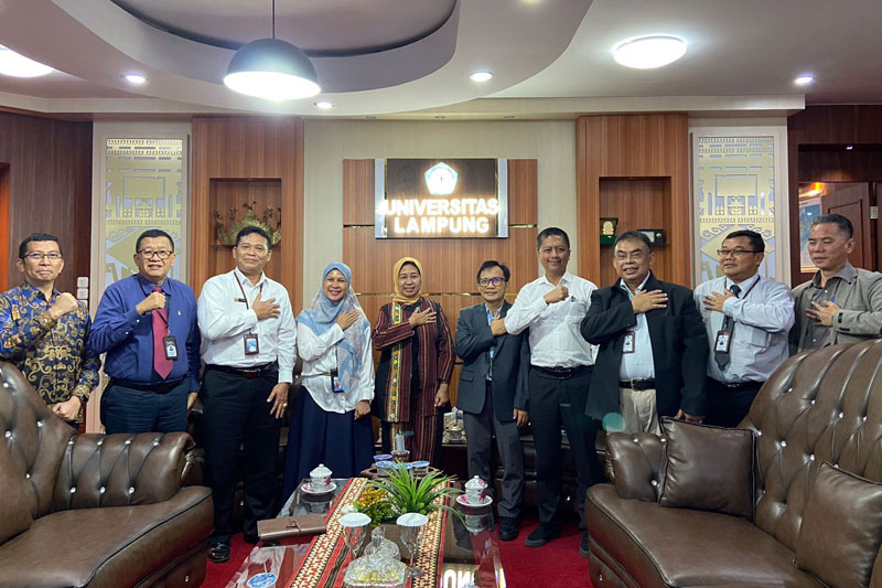Gelar Audiensi Bersama BPKP Lampung, Unila Siap Berkolaborasi Sosialisasikan Program Strategis Pemerintah 02
