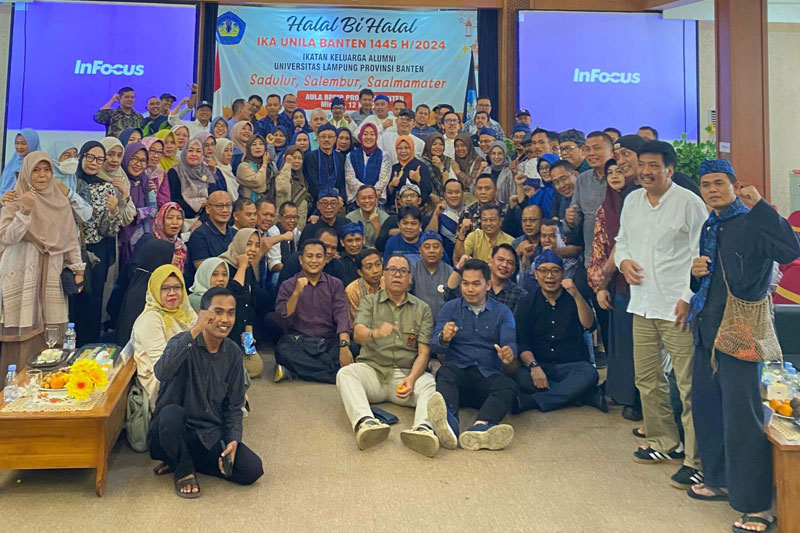Hadiri Halal Bihalal IKA Unila Banten, Anna Gustina Zainal Minta Alumni Dukung Program Rektor 02
