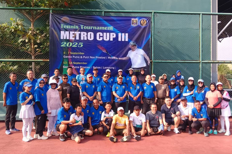 Bambang Iman Santoso : Turnamen Tenis Metro Jadi Ajang Prestasi dan Silaturahmi 02