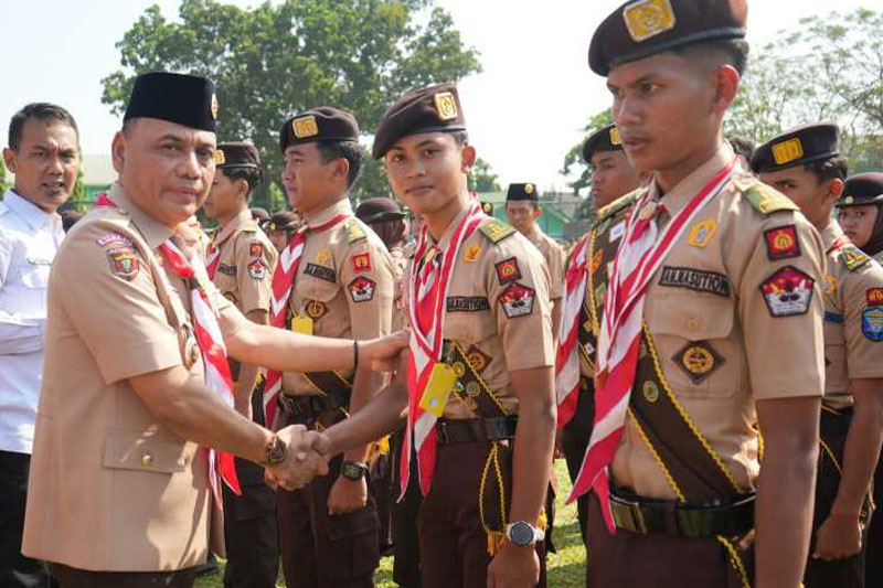 Di Hari Pramuka ke-64, Wali Kota Metro Soroti Ancaman Digital dan Krisis Karakter 02