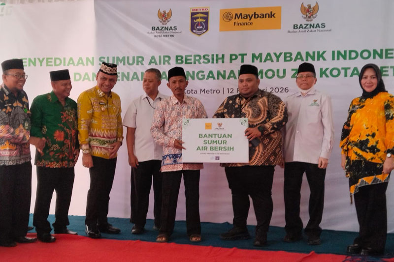 Pemkot Metro Apresiasi CSR Maybank–Baznas, Sumur Bor untuk RA TPQ Baitul Qur’an Resmi Digunakan 02
