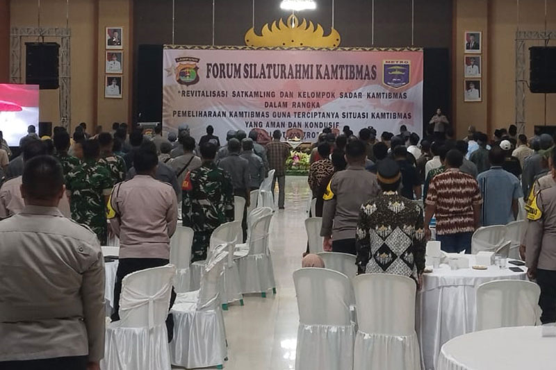 Wali Kota Metro: Kamtibmas Fondasi Utama Pembangunan Daerah 02