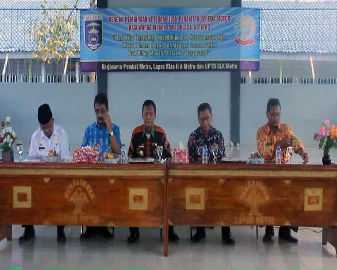 Lapas Klas IIA Metro Gelar Pelatihan Perakitan Sepeda Motor Lapas Klas IIA Metro Gelar Pelatihan Perakitan Sepeda Motor