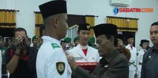 Upacara Pengukuhan Paskibraka Kota Metro 2016
