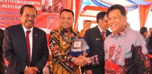 Gubernur Lampung Hadiri Peresmian Gedung Profesor Hilman Hadikusuma