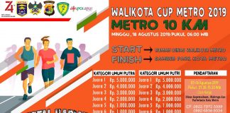 Ada Hadiah Total 37 Juta Rupiah, Buruan Daftar Lomba Lari 10 Km Walikota Cup 2019