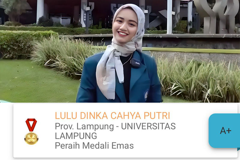 Mahasiswi Agribisnis Unila Sabet Prestasi di Indonesian Science Competition 2023 Mahasiswi Agribisnis Unila Sabet Prestasi di Indonesian Science Competition 2023