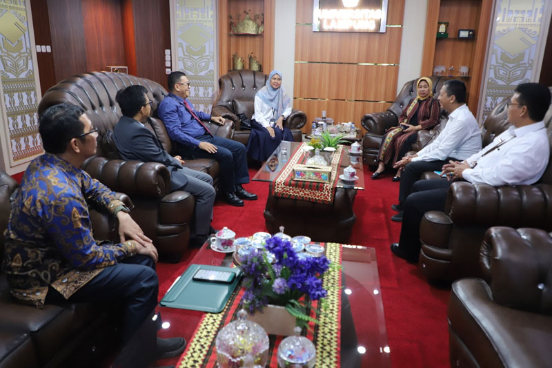 Gelar Audiensi Bersama BPKP Lampung, Unila Siap Berkolaborasi Sosialisasikan Program Strategis Pemerintah 01 Gelar Audiensi Bersama BPKP Lampung, Unila Siap Berkolaborasi Sosialisasikan Program Strategis Pemerintah 01