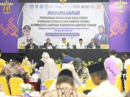 Rektor Unila Buka Sosialisasi PMB PSDKU Unila di Bandar Jaya 01