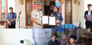 Unila dan Pemkot Metro Resmikan Kampung Prancis