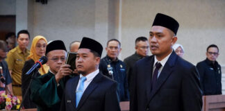 Sekda Lampung Lantik Dua Pejabat Strategis, Disperindag Disorot Perkuat Daya Saing Daerah
