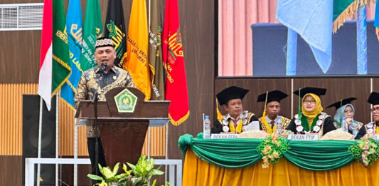 Guru Besar UIN Jurai Siwo Dikukuhkan, Wali Kota Metro Bicara Kolaborasi Pendidikan