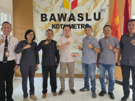 Kawal Demokrasi dari Kota Metro, Bawaslu dan PWI Perkuat Kolaborasi
